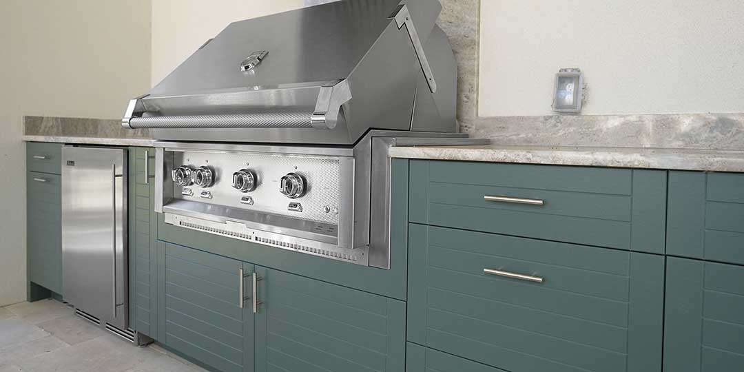 Basil outdoor kitchen cabana