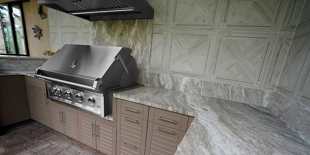 Nutmeg outdoor kitchen cabana